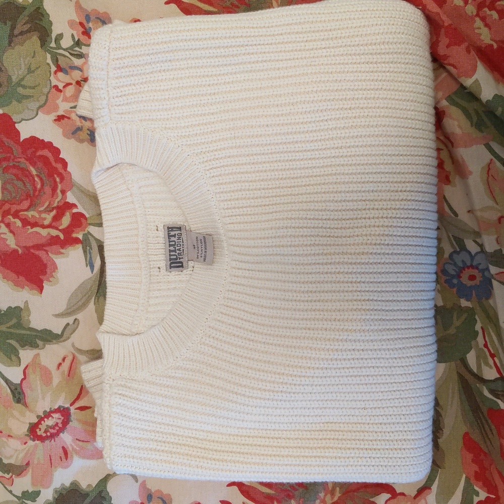 Duluth trading Co, heavy knit sweater M